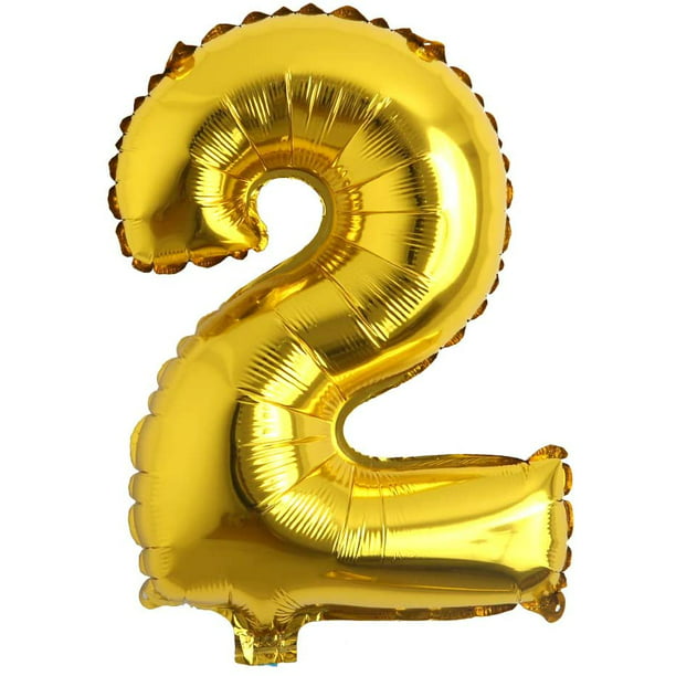 16" Gold Silver Foil Balloon Numbers Birthdaye Age Wedding Bespoke Mylar